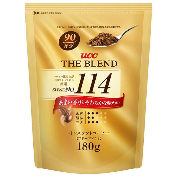 UCC ザ ブレンド 114 180g袋×12袋入｜ インスタントコーヒー ブレンド 珈琲