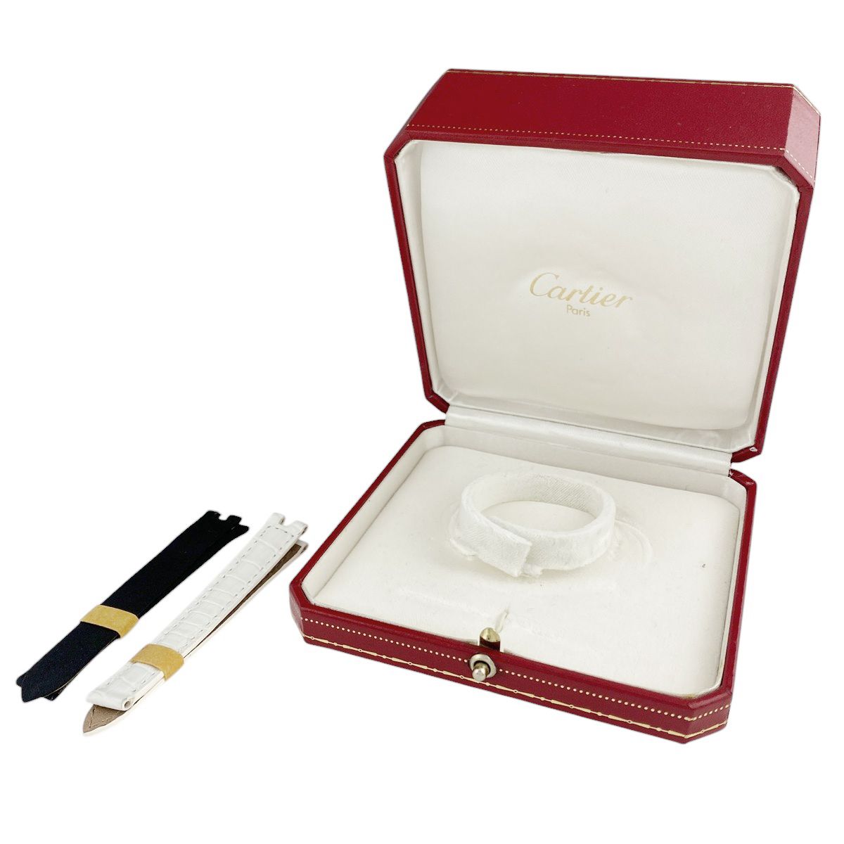 カルティエ CARTIER ベニュワール アロンジェ MM WB510931 腕時計 WG