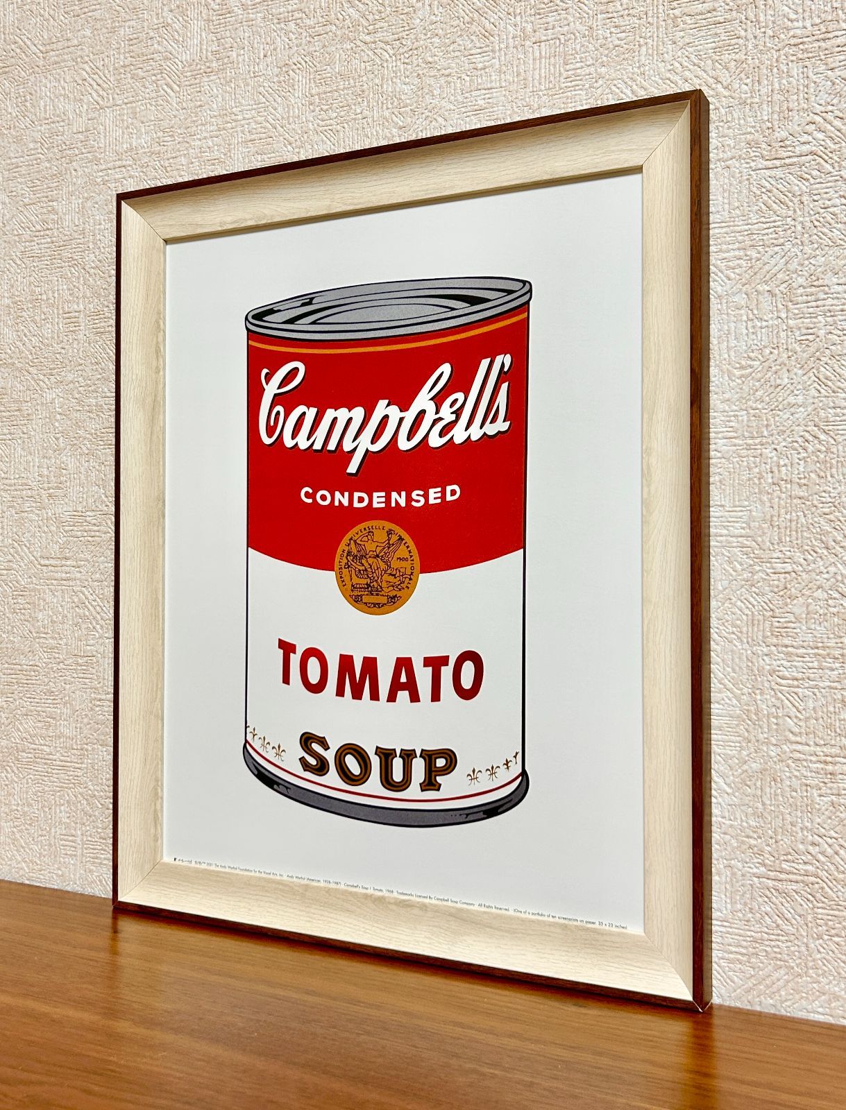 特別額装マット作品/Campbell Soup I Tomato/ウォーホル 特別額装マット作品/アートポスター/Campbell Soup I Tomato