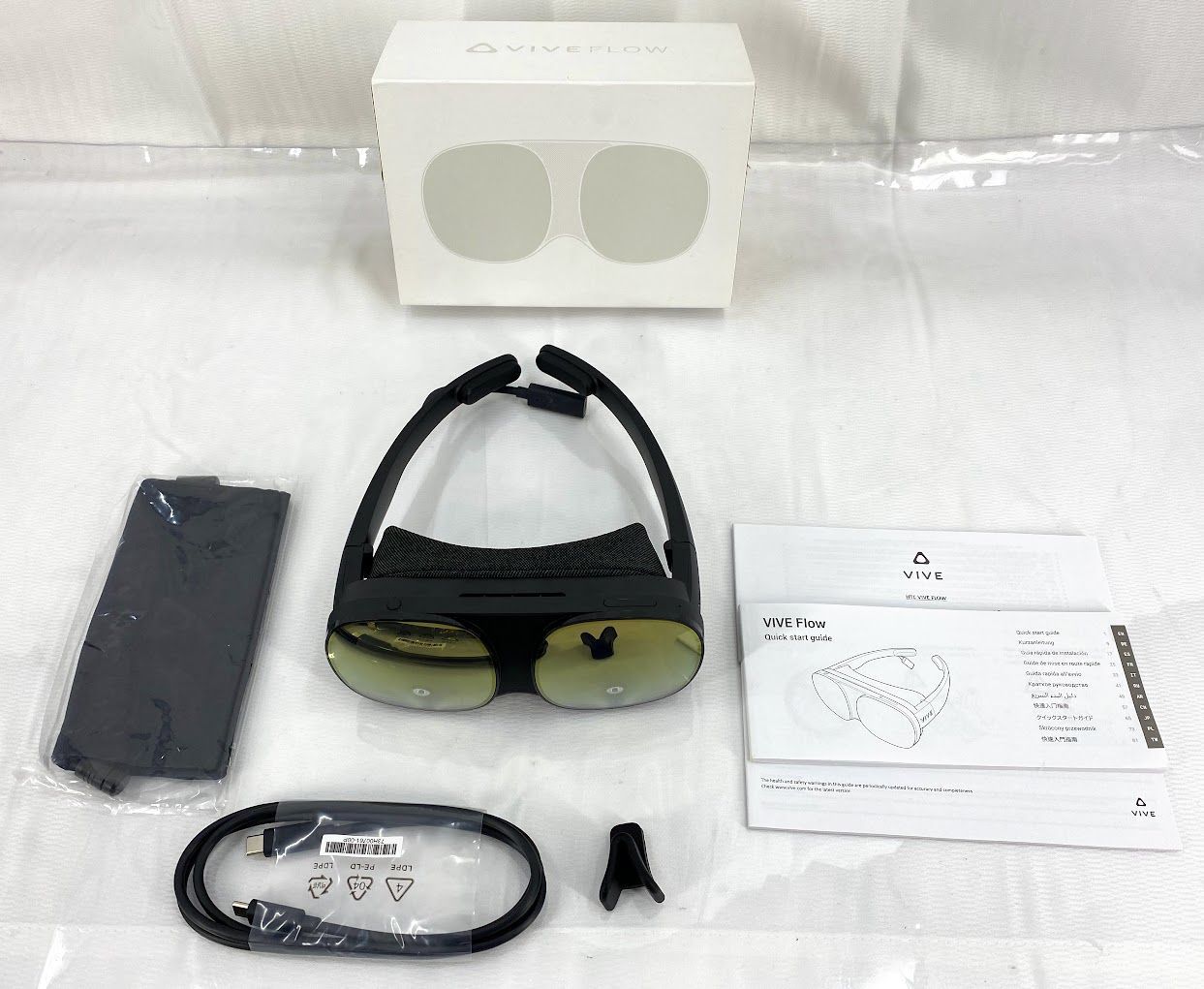【美品】 【国内正規品】HTC VIVE Flow VRゴーグル 99HASV006-00 MN867 A0918 1018ML003 0120241015100429