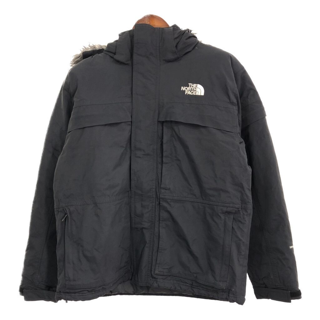 THE NORTH FACE ノースフェイス マクマードパーカー HYVENT ダウンジャケット アウトドア ブラック (メンズ M) 中古 古着 R6072