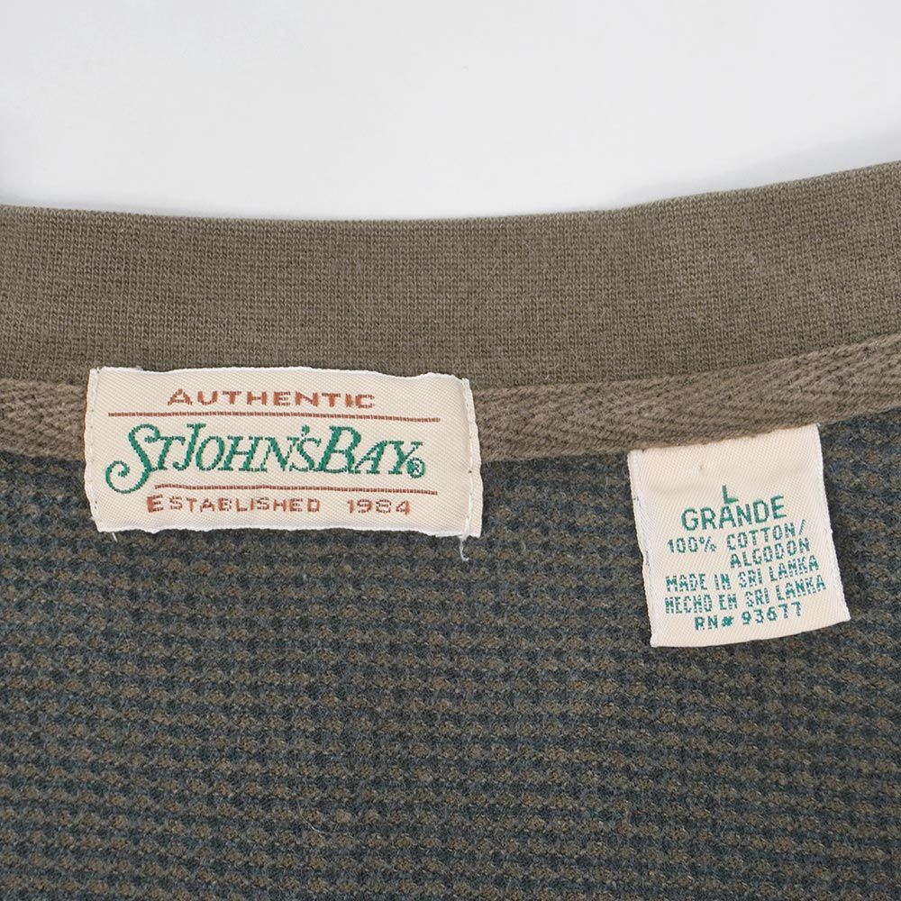 セントジョンズベイ ST JOHN'S BAY 90s 90年代 L/S ヘンリーネック