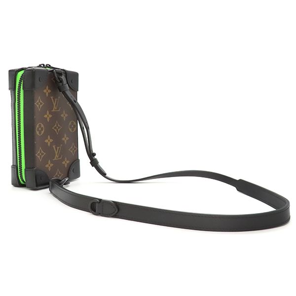 ルイヴィトン LOUIS VUITTON ボディバッグ ソフトトランク フォーンボックス モノグラムキャンバス モノグラム×ブラック マットブラック金具 LV フレンド 刺繡 ショルダー M80144 RFID 保存袋