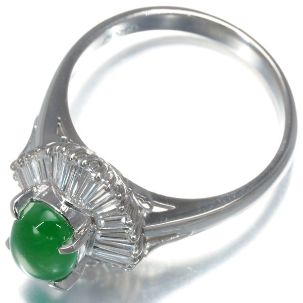 天然カラー 翡翠 ヒスイ 1.60ct ダイヤ ダイヤモンド 0.68ct