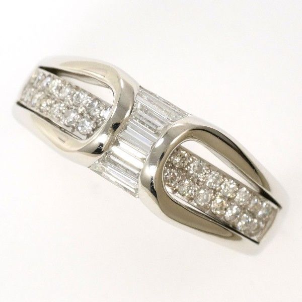 PT900 リング ring 指輪 12号 ダイヤ 0.57 カード鑑別書 総重量約8.5g