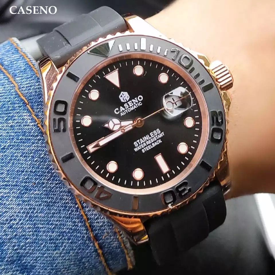 日本未発売 アメリカ価格40,000円】CASENO オマージュウォッチ 自動 
