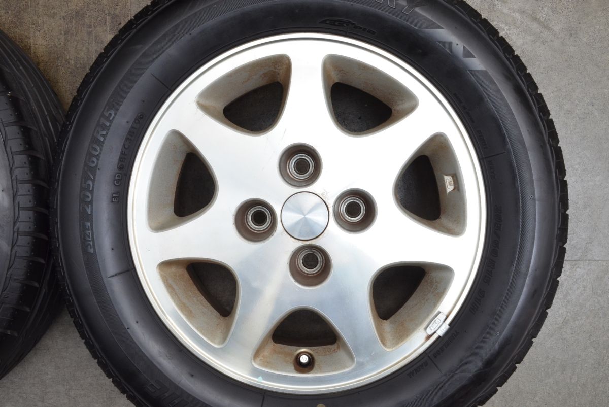 バリ溝】ニッサン S13 シルビア 純正 15in 6J +40 PCD114.3