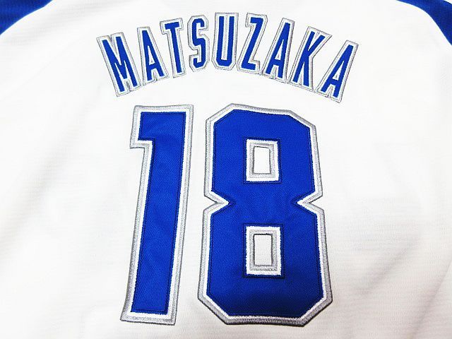 未使用タグ付き Majestic LIONS ライオンズ 松坂大輔 18 引退