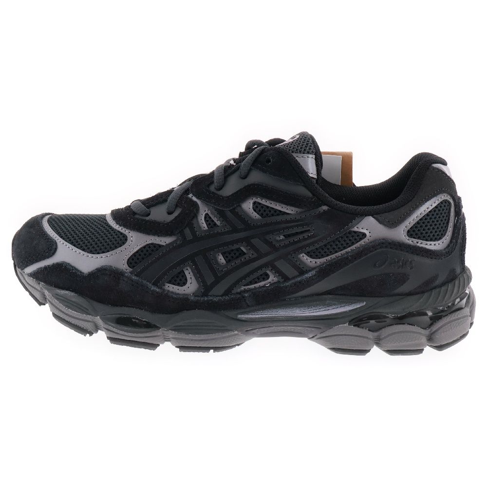 ASICS (アシックス) GEL-NYC 1201A789-020 アンジェロ・バケ デザイン ローカット スニーカー ブラック US8/26cm