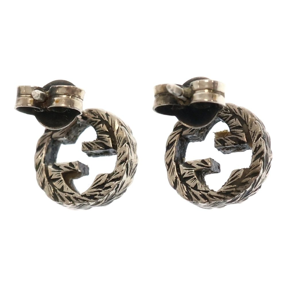 GUCCI (グッチ) インターロッキングG アラベスク ピアス 457109 J8400