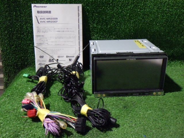 N2312-18 カロッツェリア AVIC-MRZ009 メモリ 4×4地デジ内蔵ナビ 2012年 取説セット