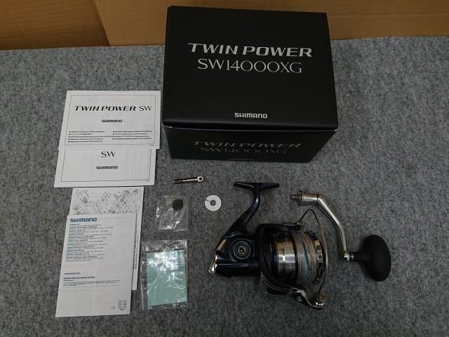 中古】 シマノ 21 ツインパワーSW 14000XG スピニングリール