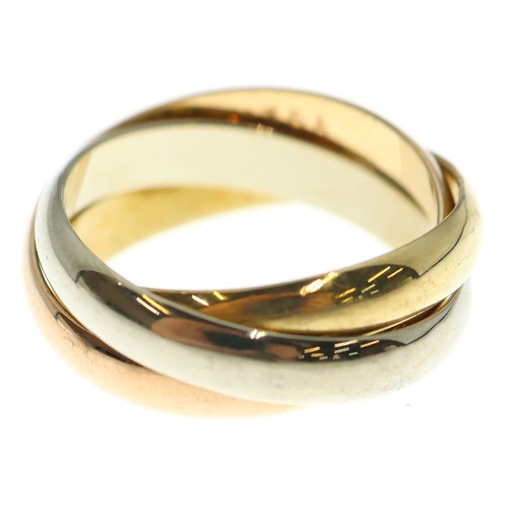 Cartier カルティエ トリニティリング K18YG PG WG 3連リング ゴールド シルバー