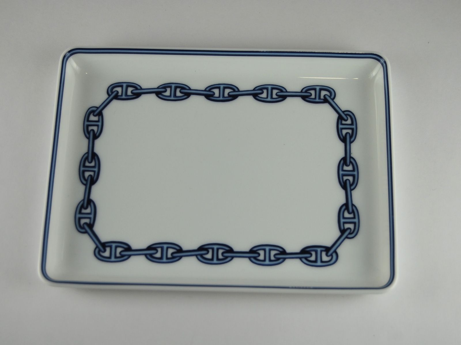 HERMES エルメス シェーヌダンクル スクエア プレート 角皿 HERMES