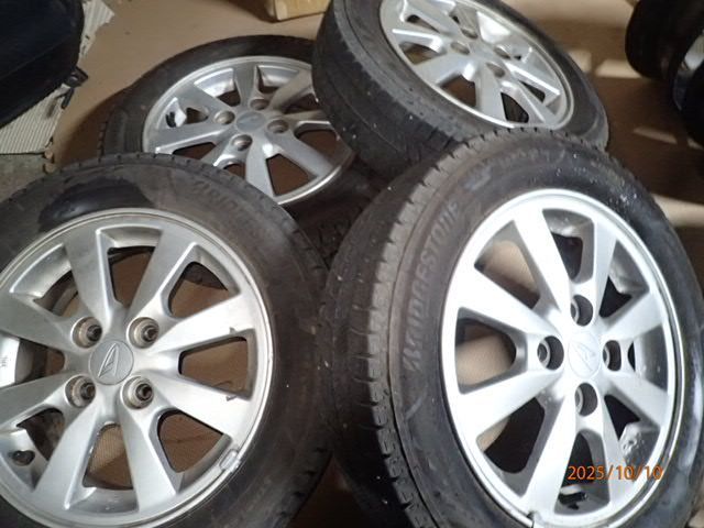 4本 バリ溝 ダイハツ 14x4.5J 45 ブリザック VRX3 155 65R14 製 純正 アルミ タント ムーヴ ウェイク キャスト ミラ ミライース エッセ ムーヴキャンバス ムーヴコンテ ミラココア