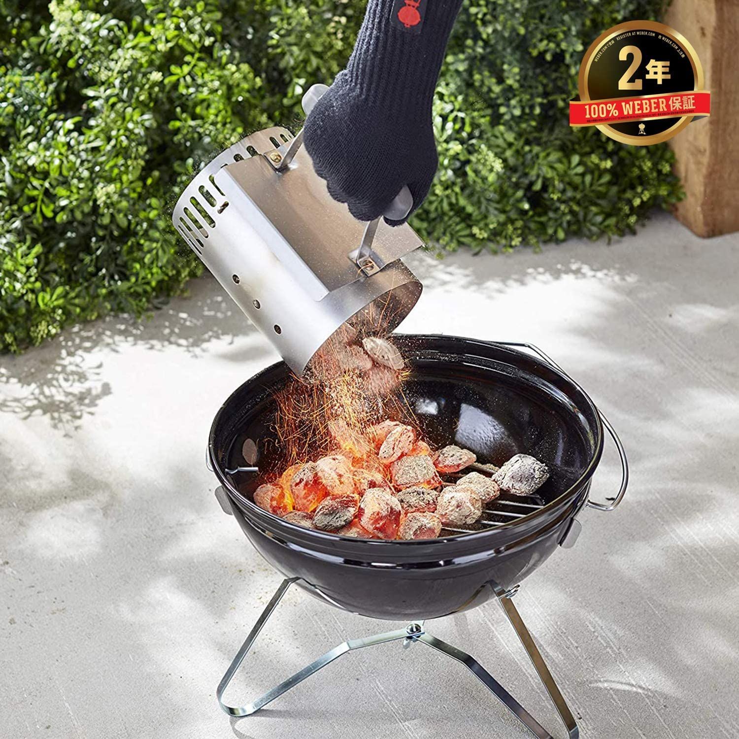 ウェーバー(Weber) バーベキュー コンロ BBQ グリル コンパクトラピッ