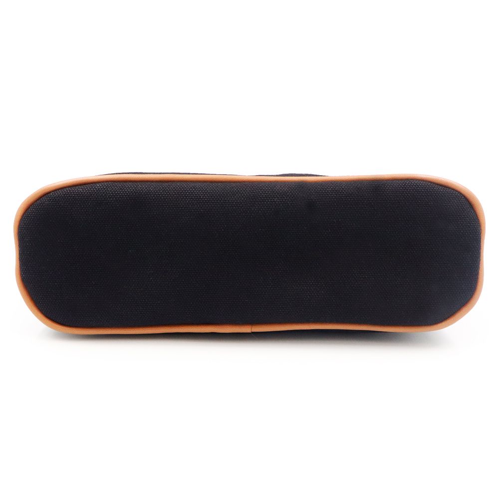 エルメス ボリード 16 ミニミニ 化粧 コスメ ポーチ コットン100％ キャンバス Noir ノワール シルバー金具 HERMES DECORATOM_COM_BR