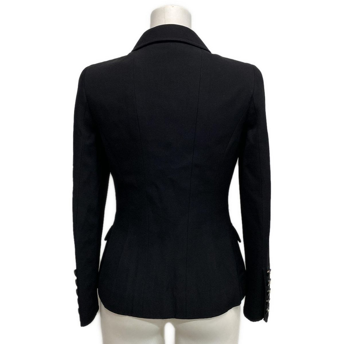 CHANEL シャネル ジャケット サイズ36 S レディース - P07199 黒 長袖|肩パッド ウール
