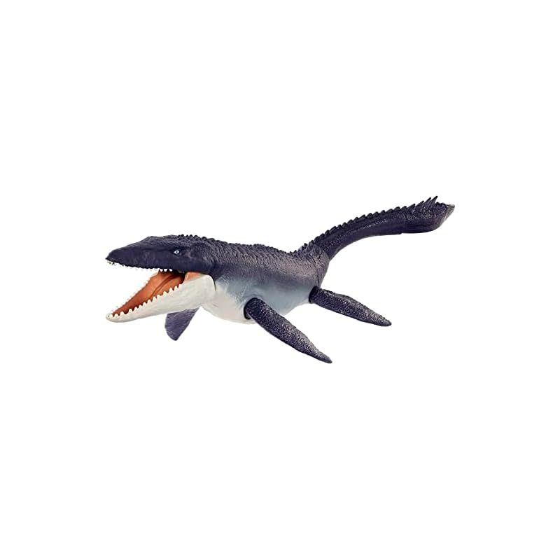 マテル MATTEL ジュラシックワールド JURASSIC WORLD 海の覇者! モササウルス 全長 約75cm 恐竜 おもちゃ 4才~ プレゼント HNJ56