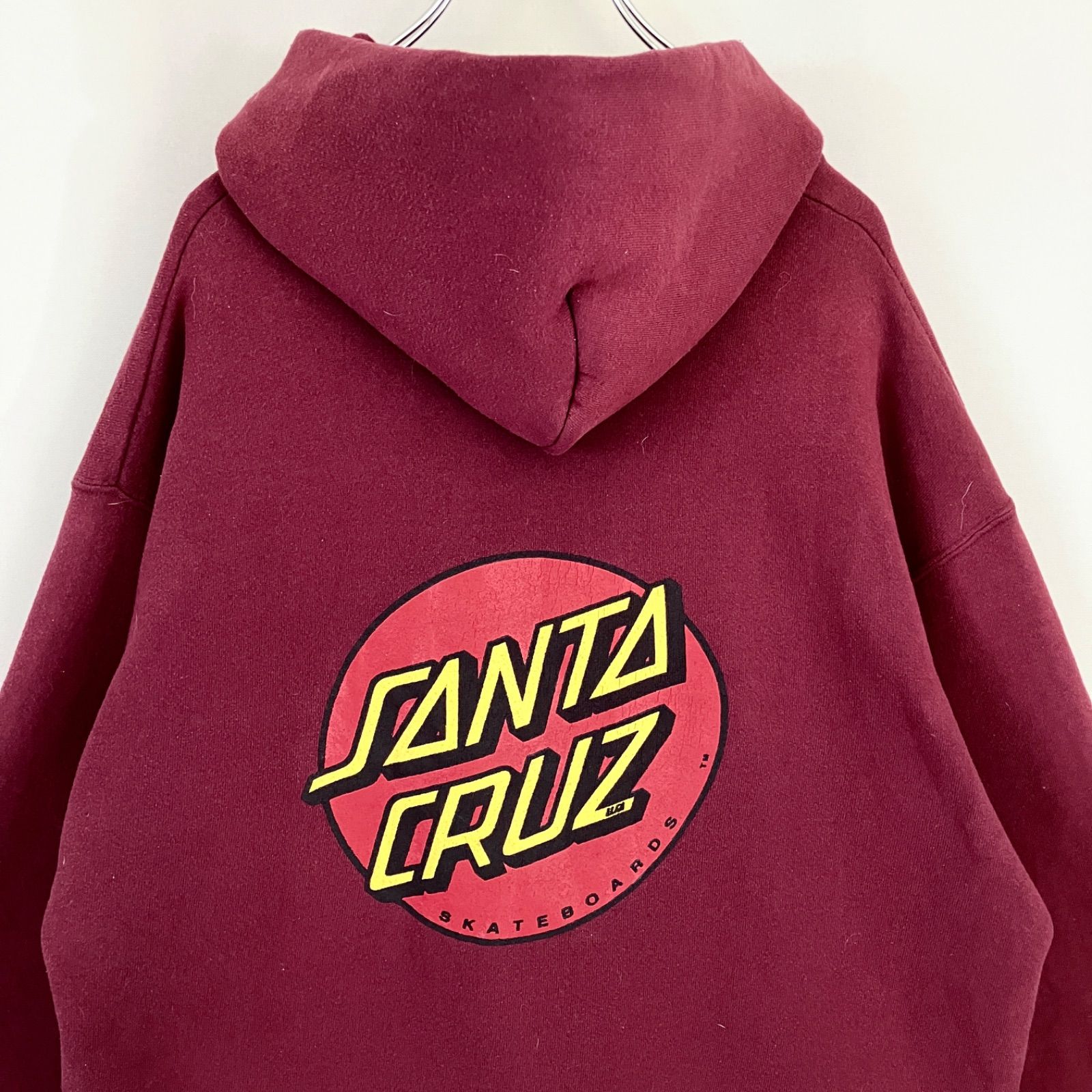90s NHS/USA製サンタクルーズ/SANTA CRUZバックロゴプリントスウェット