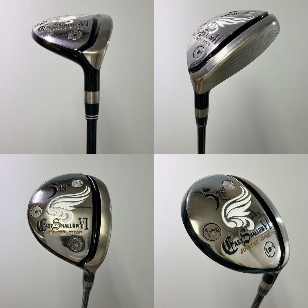 新品グリップ 美品 高級 フルチタン EASY SHALLOW 6 5W 18 新品グリップ 美品 高級 フルチタン EASY SHALLOW 6 5W 18 - メルカリ