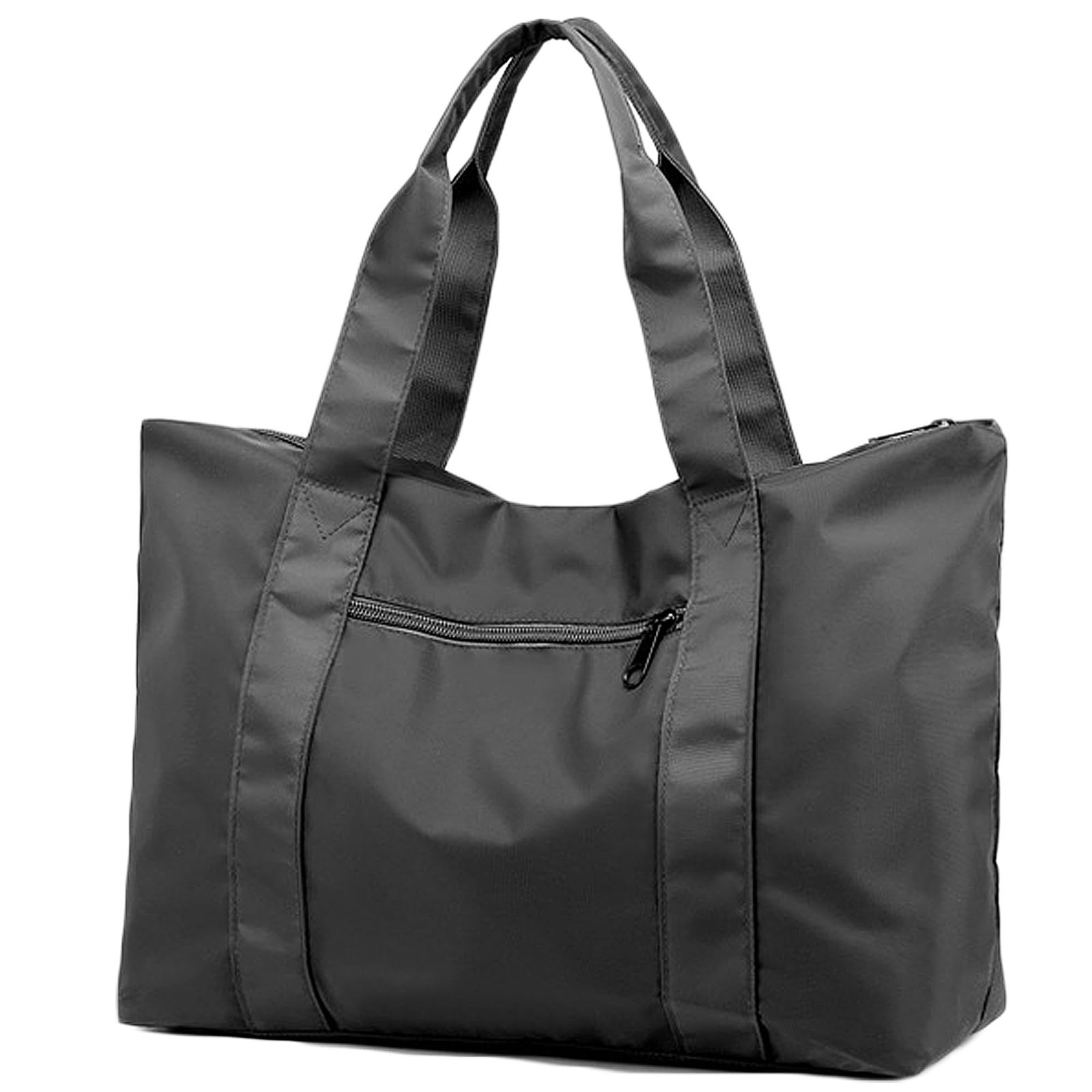 【新着商品】Style] 旅行バッグ ナイロン 大容量 軽量 u0026 キャリーオン 折り畳み トラベル バッグ [Silver 肩掛け (灰色 グレー)