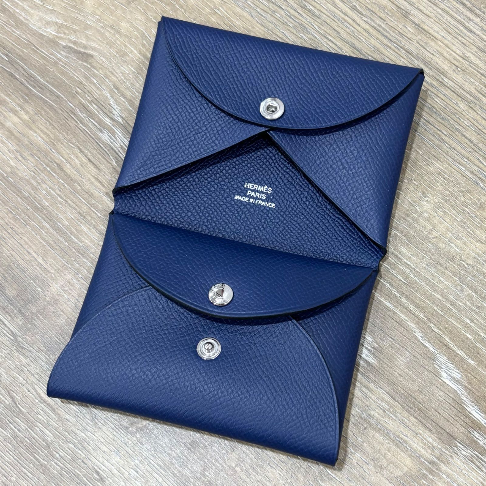 人気!未使用品◎HERMESエルメス カードケース/カルヴィ デュオ/B刻印