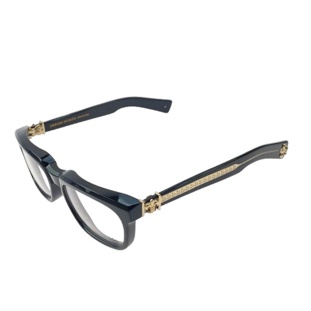クロムハーツ SEE YOU IN TEA BSフレアテンプルウェリントン型眼鏡  