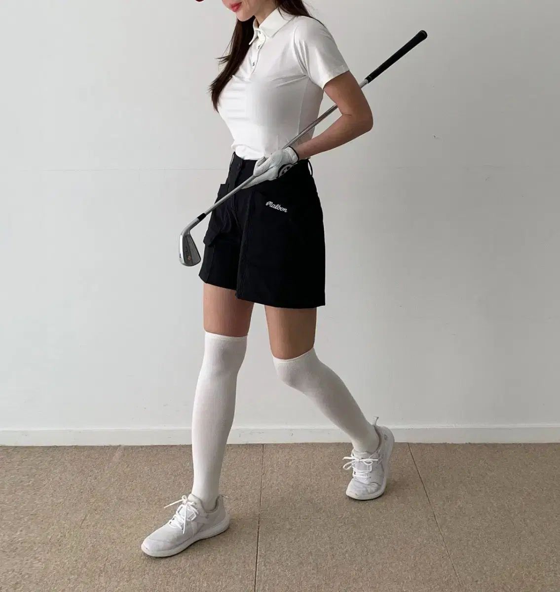 マルボンゴルフ ハーフパンツ malbon レディース ウェア 白色【S~L】 MALBON GOLF(マルボンゴルフ) レディース ゴルフ 半ズボン