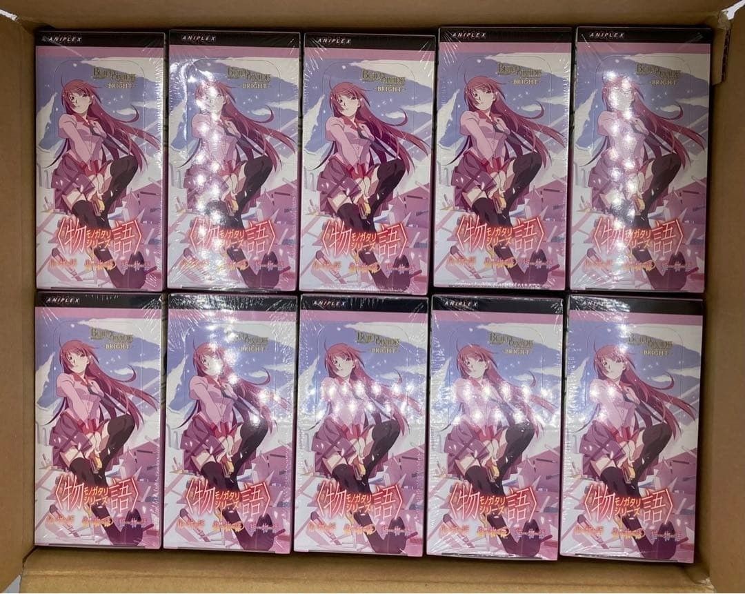 1カートン ブースターパック 物語シリーズ 輸送ケースのみ開封 ta