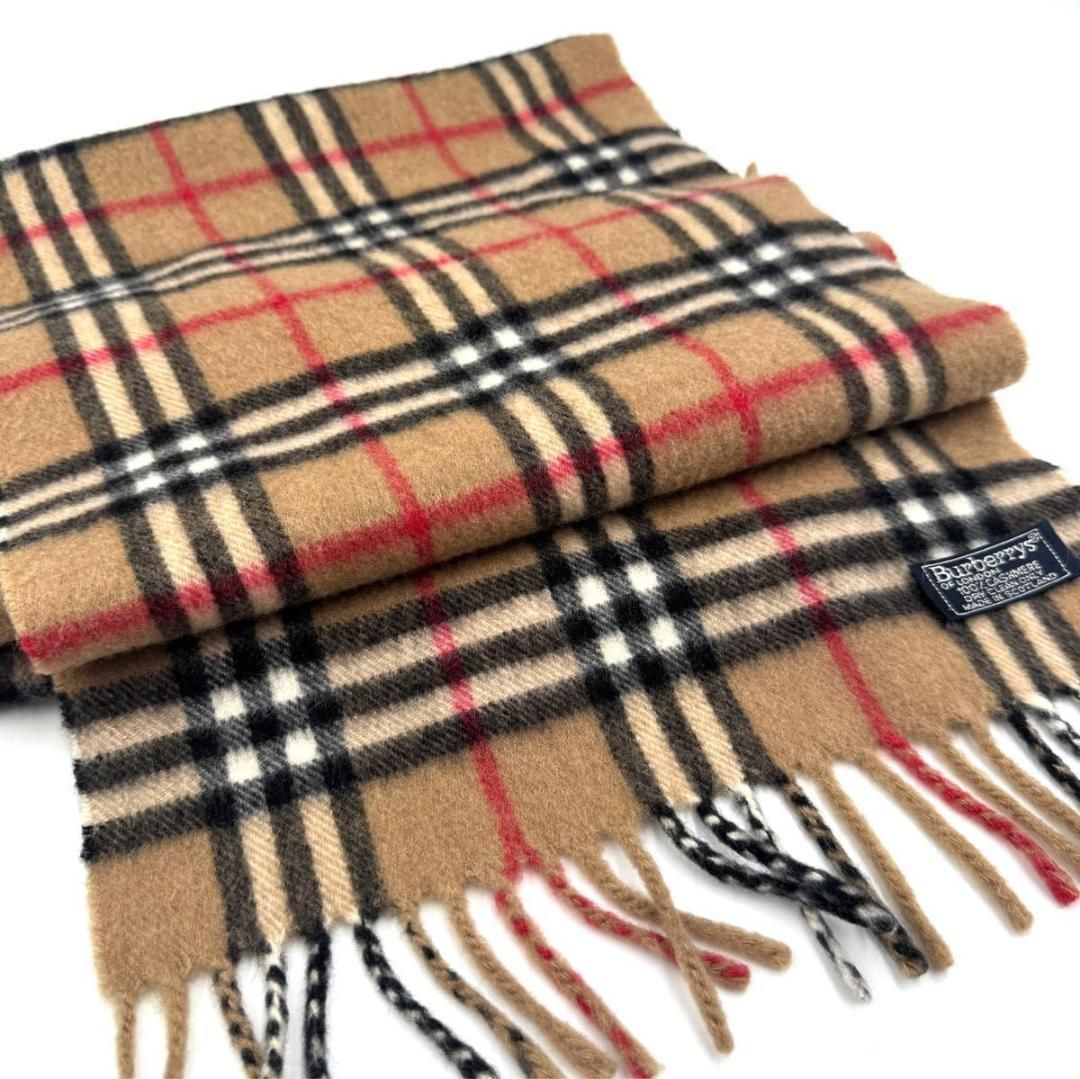 BURBERRY cashmere カシミヤ マフラー ノバチェック ベージュ beige レディース メンズ ユニセックス 男女兼用