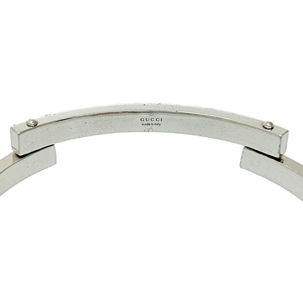 中古】【箱付き】 GUCCI グッチ シルバー プレート ブレスレット