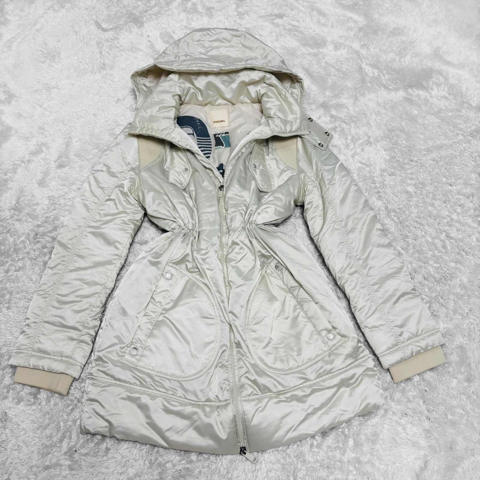 y2k 00s 90s DIESEL ディーゼル ベンチコート ブレイブマン ミリタリー