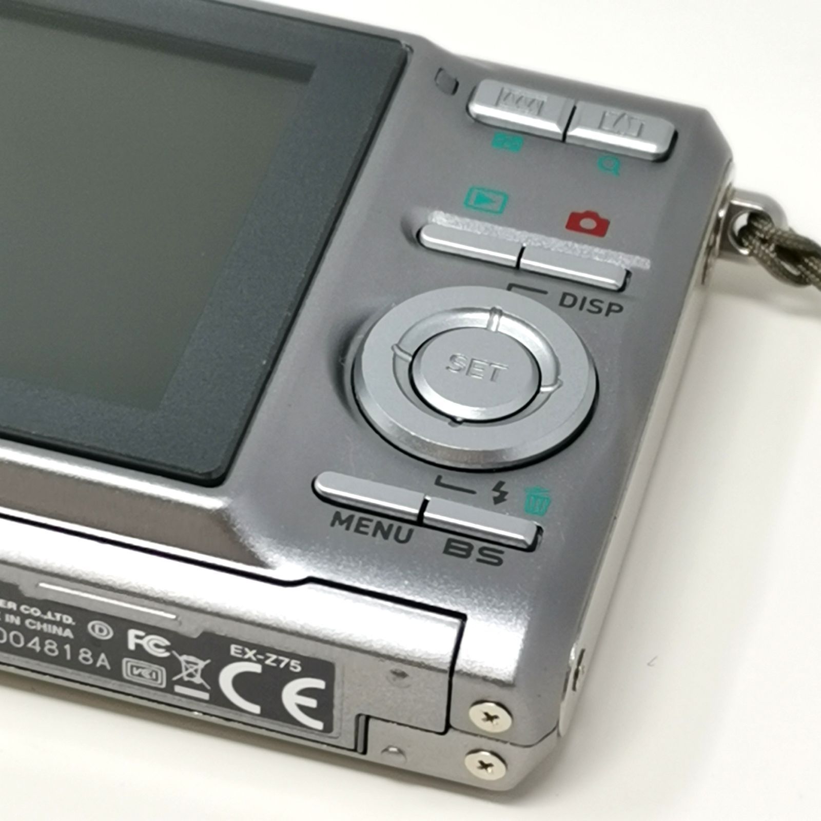 カシオ EXILIM EX-Z75 シルバー デジカメ 動作確認済み 箱あり 管理 