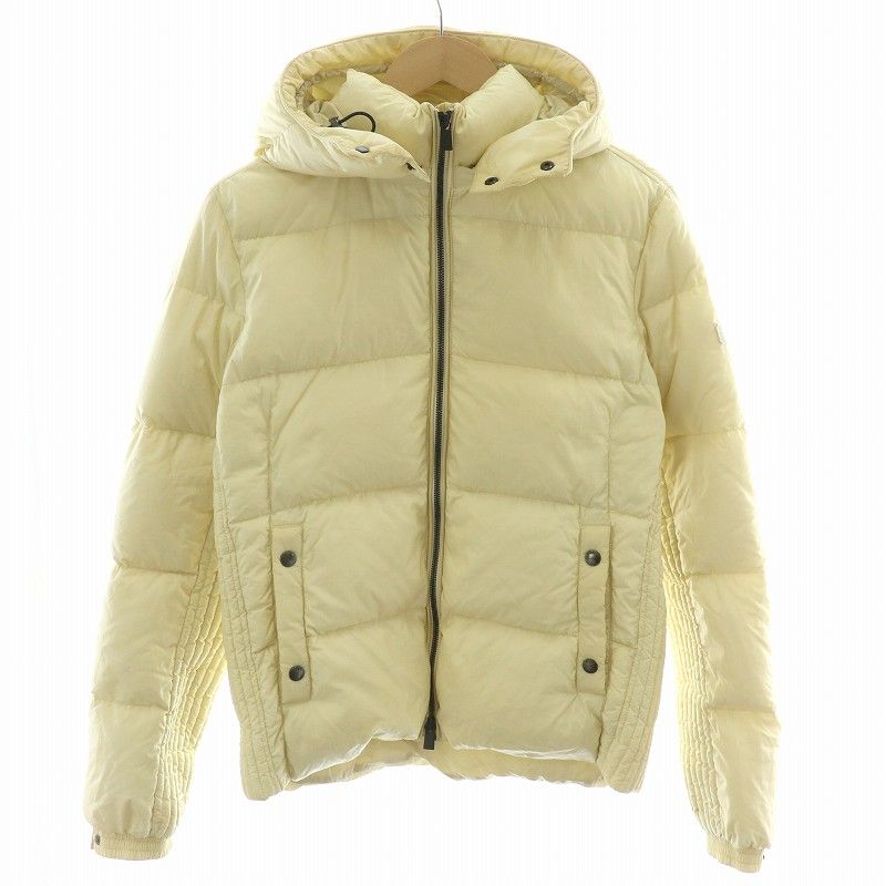 タトラス TATRAS VIA PRIVATA GASPARE BUGATTI 3 ダウンジャケット アウター パッチロゴ 2 M アイボリー 白 ホワイト 黄 イエロー MTA8NU4368 /MP ■GY18