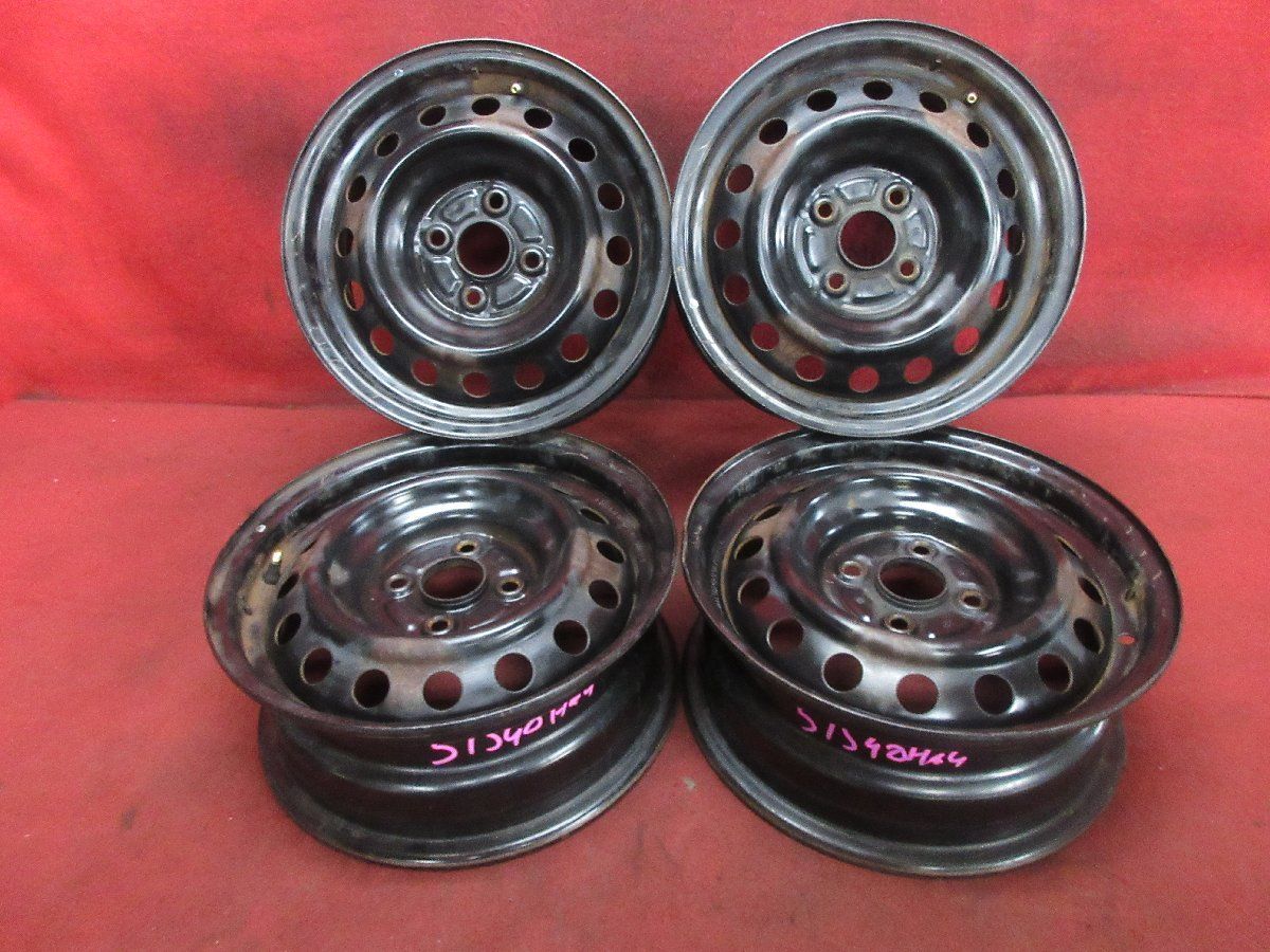 スチール ホイール 4本 トヨタ シエンタ 純正 14×5.5J 4穴100 +
