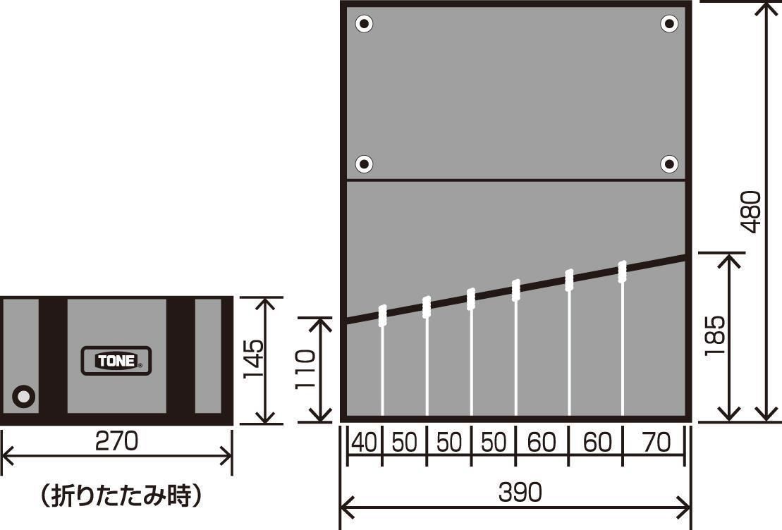 TONE 布袋 BNRM7L 大 KTC ロング メガネレンチ 7本 セット - メルカリ