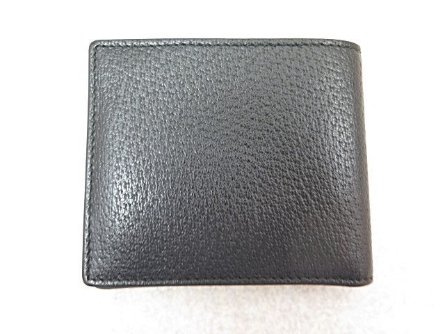 GUCCI グレー レザー 二つ折り財布 美品】GUCCI グレー レザー 二つ折り財布 - メルカリ