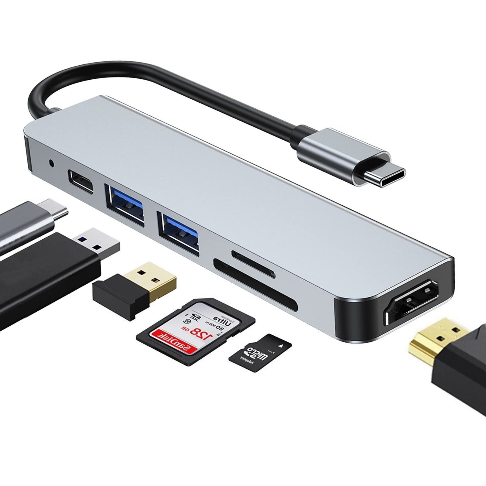 人気商品】変換アダプタ USB ハブ マルチポート ハブ 4K HDMI出力 USB3