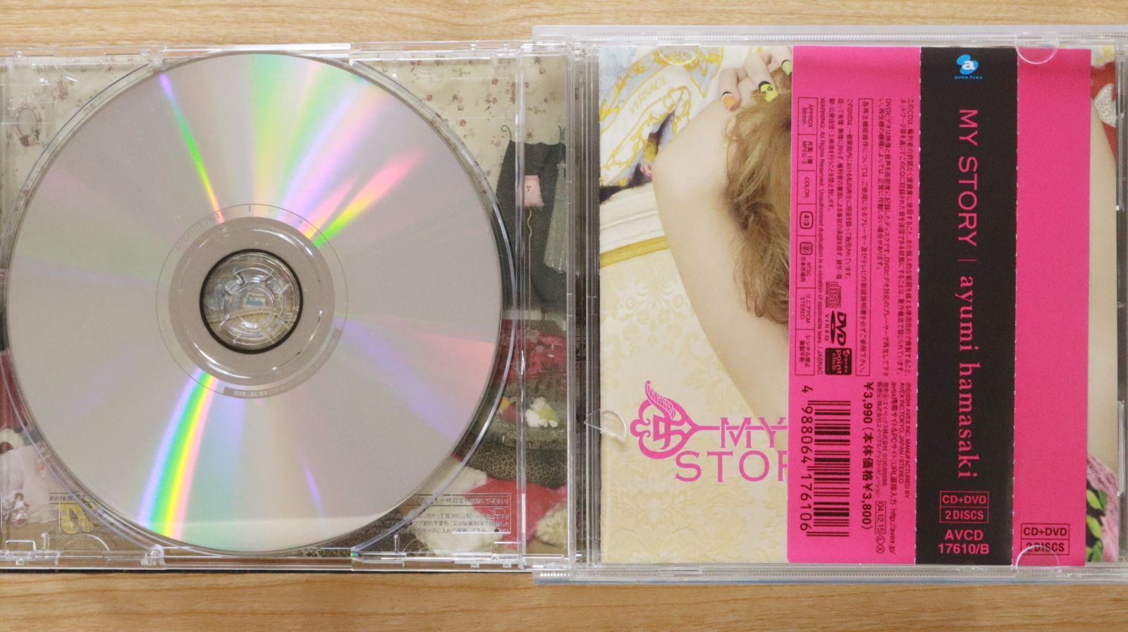 PFM CD + DVD 希少！ 国内盤CD☆浜崎あゆみ/Ayumi Hamasaki □ MY STORY (DVD付