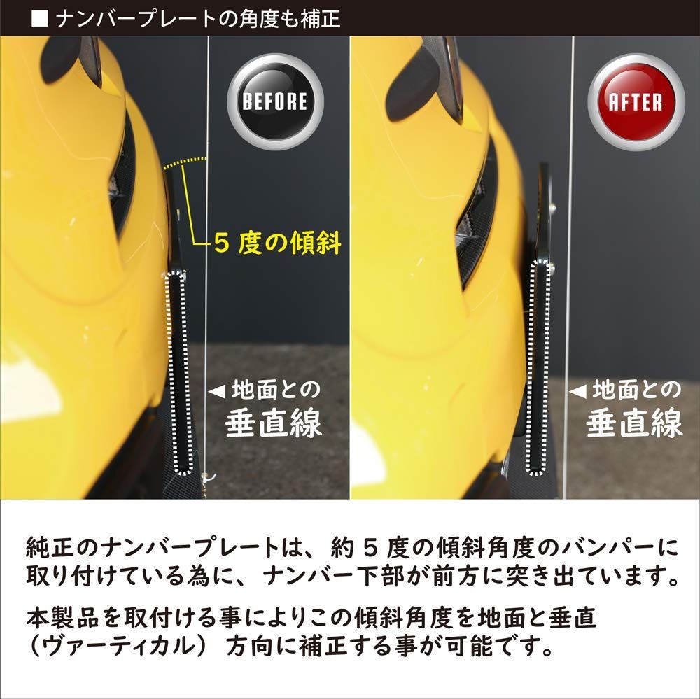 アバルト ナンバープレート