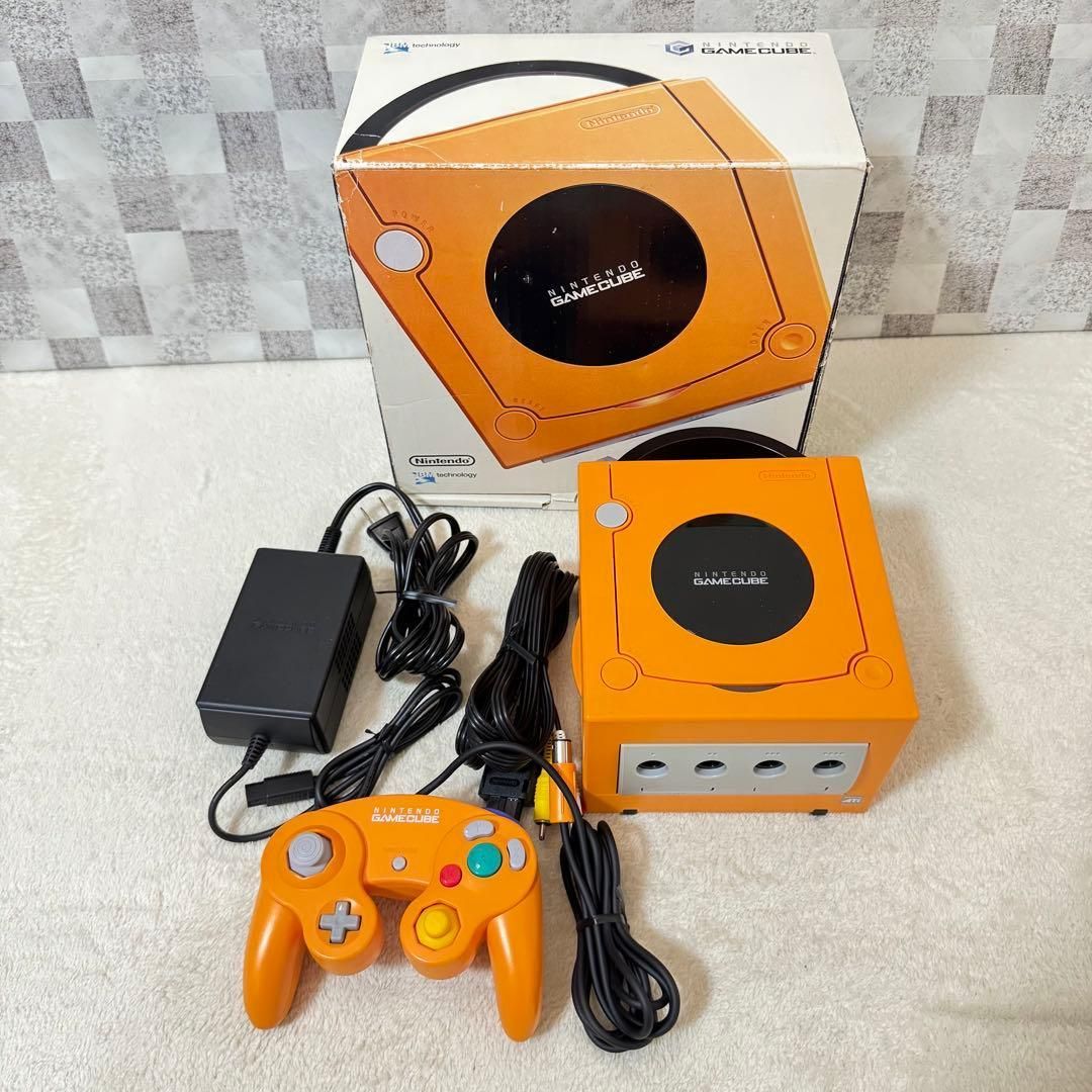 ほぼ新品】Nintendo game cube オレンジ/ゲームキューブ - メルカリ
