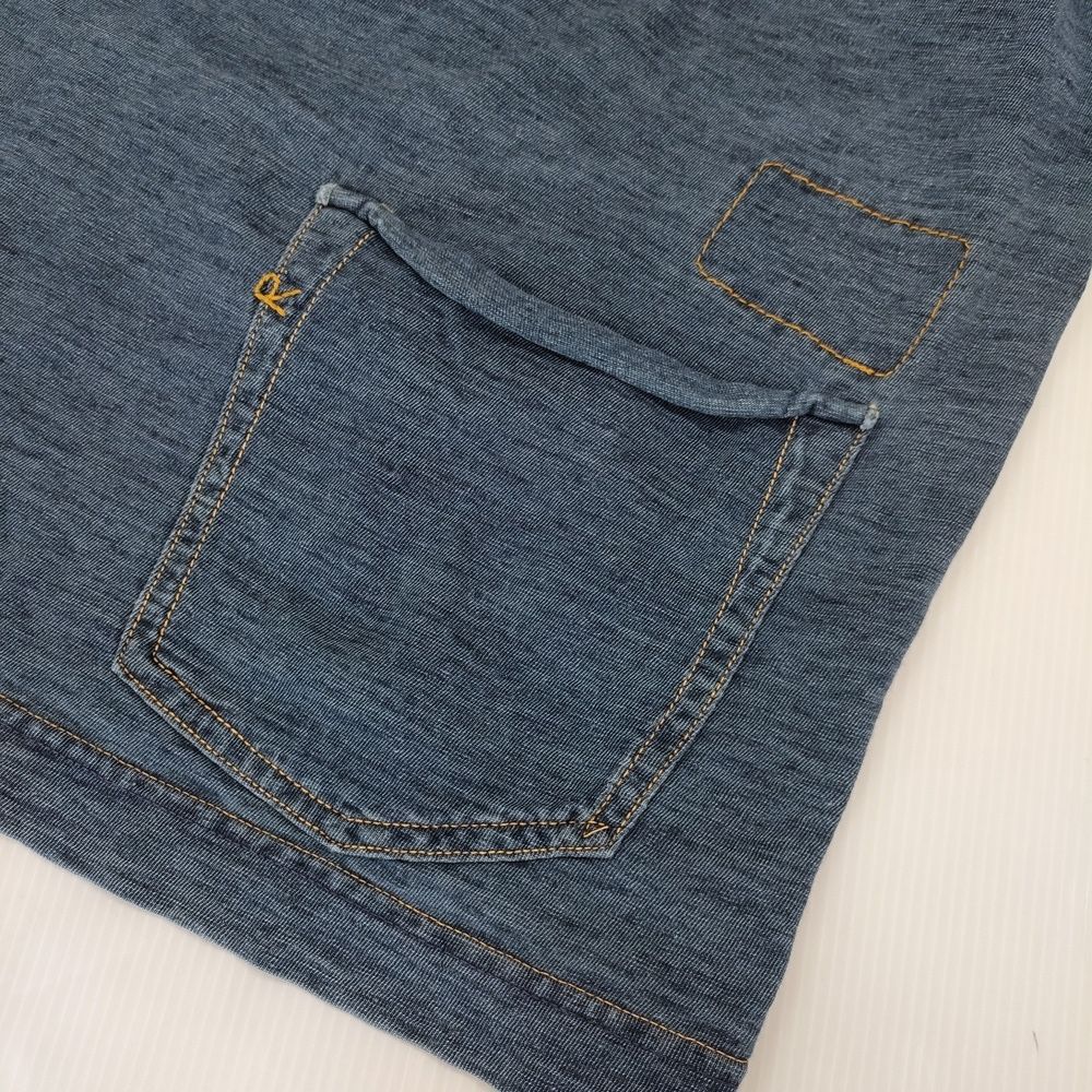 45R/45rpm インディゴ 日本製 サイズ3 コットン 長袖Tシャツ