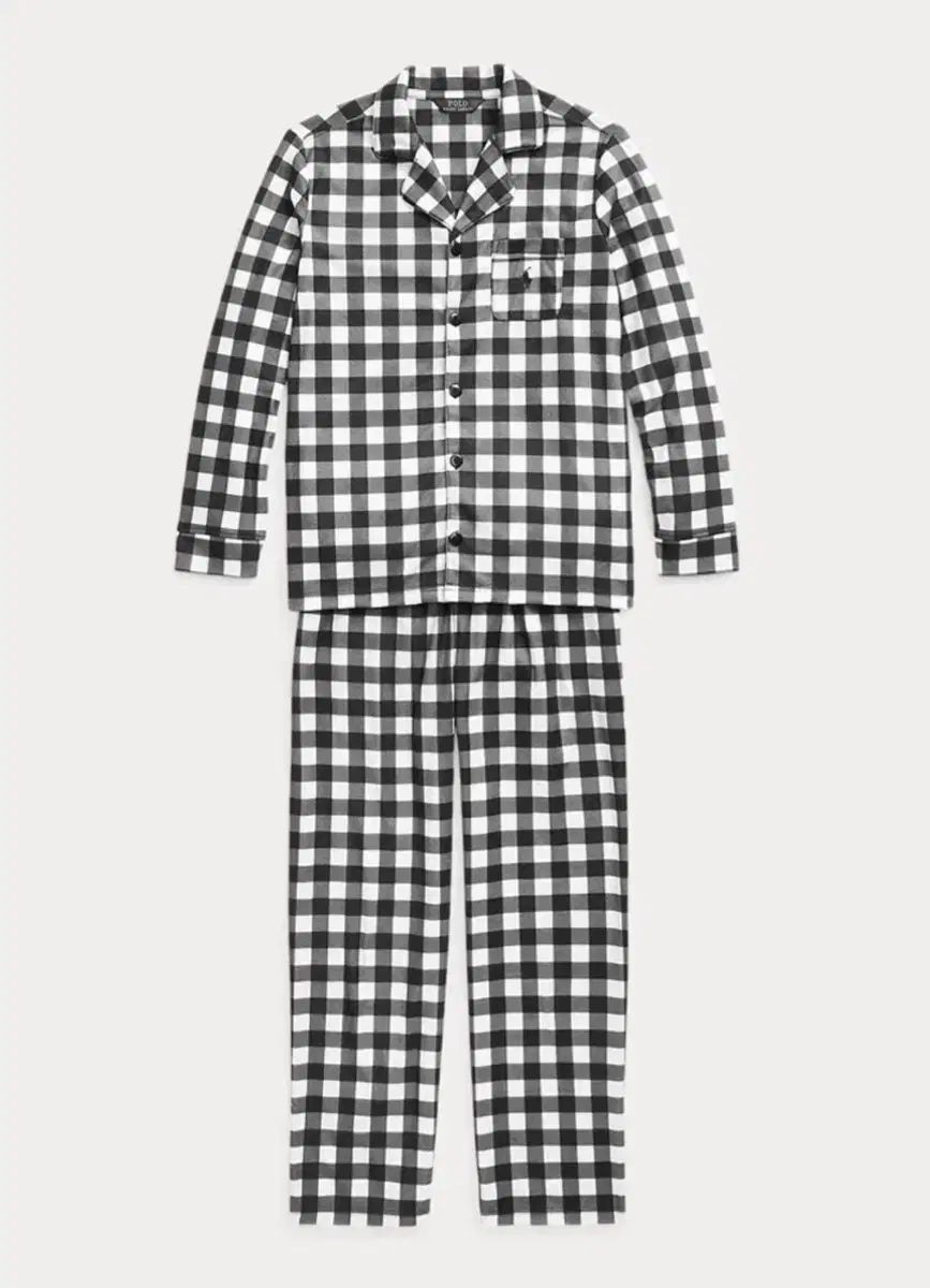 ポロ ボーイズ チェック パジャマ XL