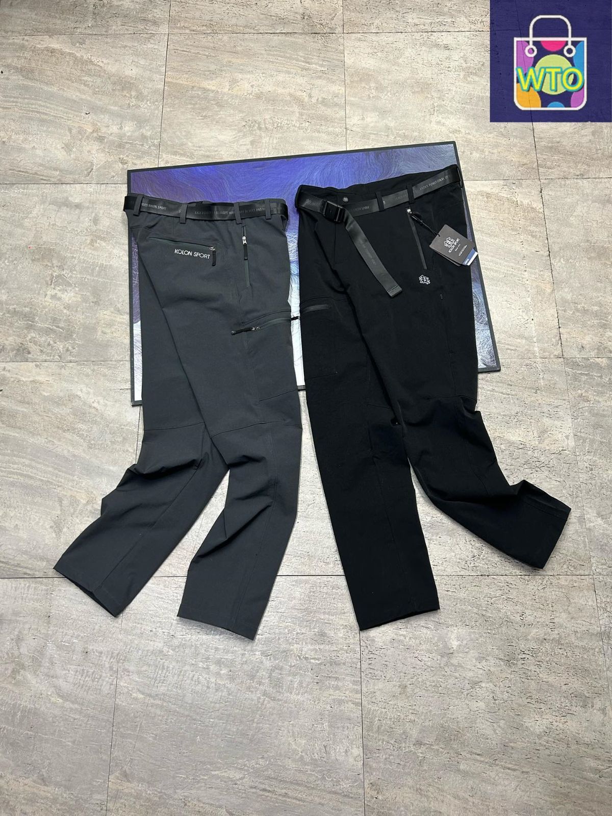 ソフトシェルで速乾性のあるパンツ -WTO輸入1