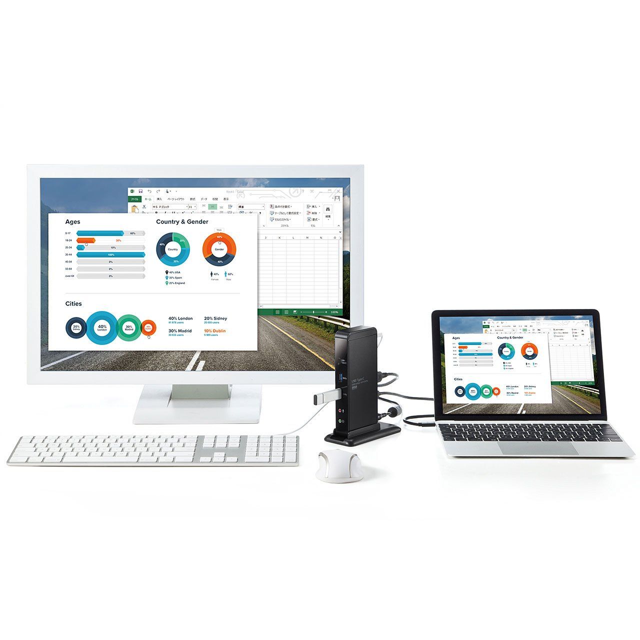 Type-C ドッキングステーション