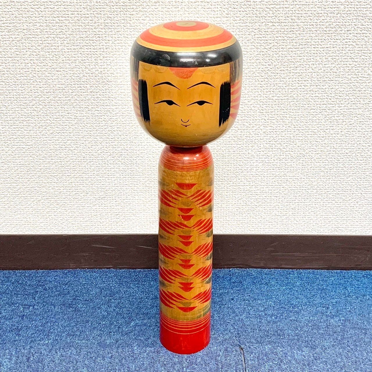 こけし⭐️ 鎌田文市 73才作】全高45cm - メルカリ