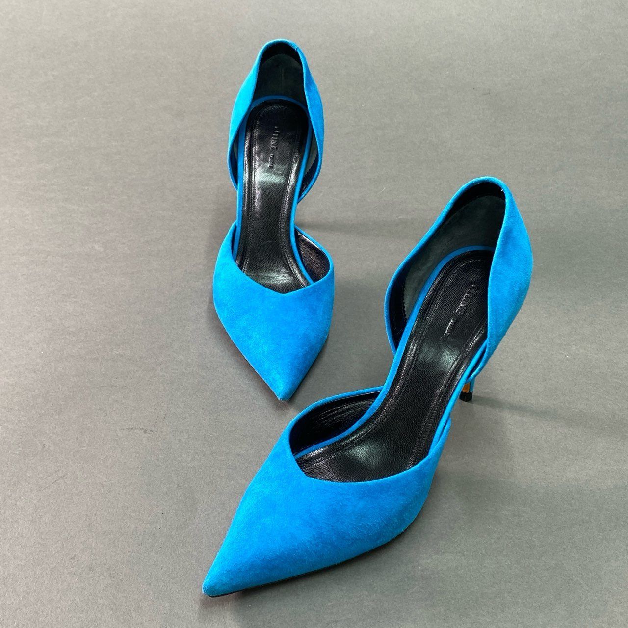 6f4 《美品》 CELINE セリーヌ D'Orsay ドルセー サイドオープン