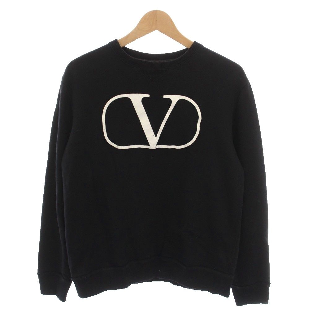 ヴァレンティノ スウェット XL Vロゴ 正規品 美品 ブラック ヴァレンティノ スウェット XL Vロゴ 正規品 美品 ブラック