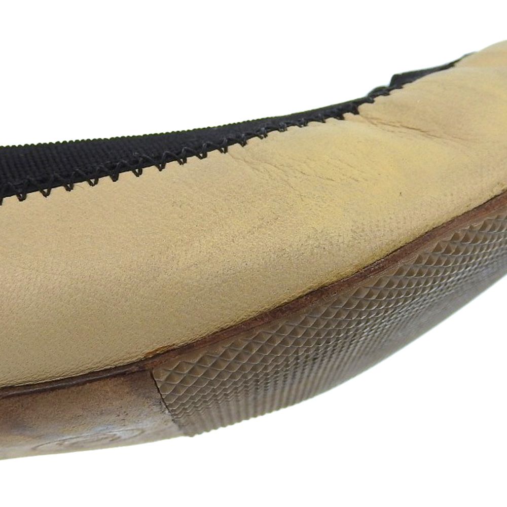 美品 シャネル CHANEL 90年代 ヴィンテージ バレリーナ ココマーク刺繍  